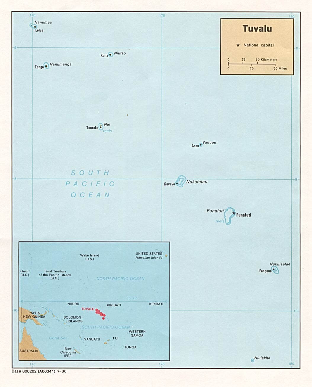 tuvalu map